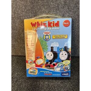 Vtech ~Whiz Kid Learning System~Thomas & Friends Busy Day on Island of Sodor~NEW